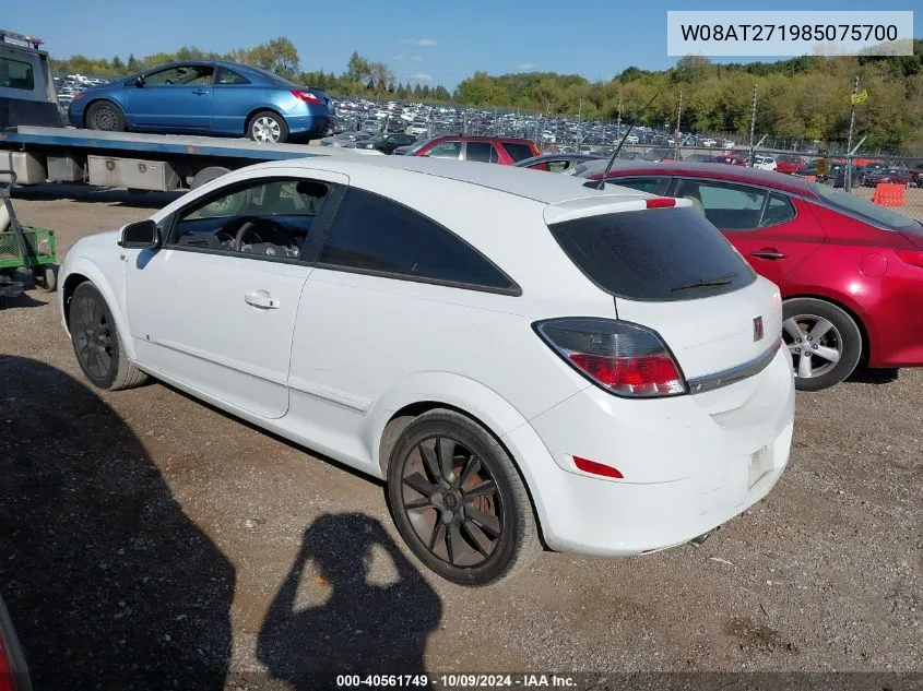 W08AT271985075700 2008 Saturn Astra Xr