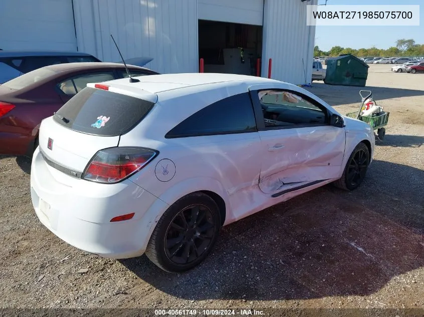 W08AT271985075700 2008 Saturn Astra Xr