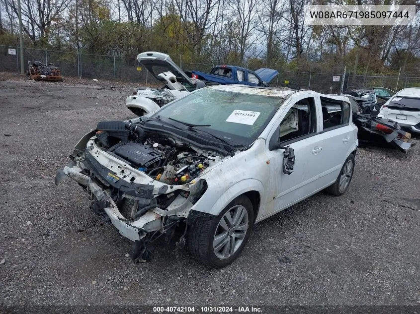 2008 Saturn Astra Xe VIN: W08AR671985097444 Lot: 40742104