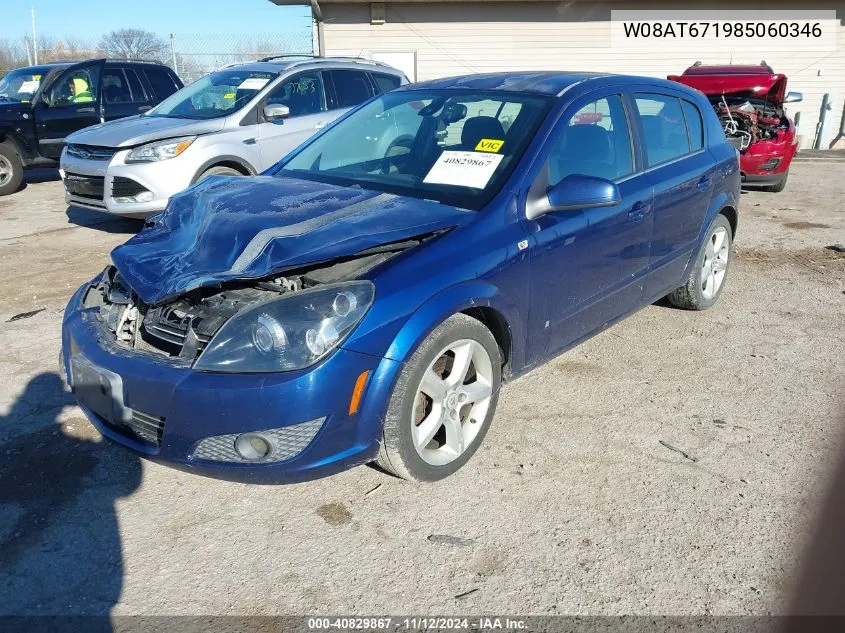 W08AT671985060346 2008 Saturn Astra Xr