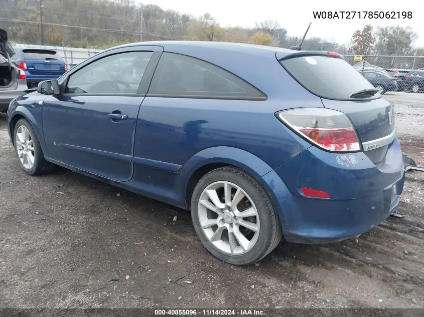 2008 Saturn Astra Xr VIN: W08AT271785062198 Lot: 40855096