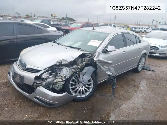 2007 Saturn Aura Xe VIN: 1G8ZS57N47F282242 Lot: 12032069