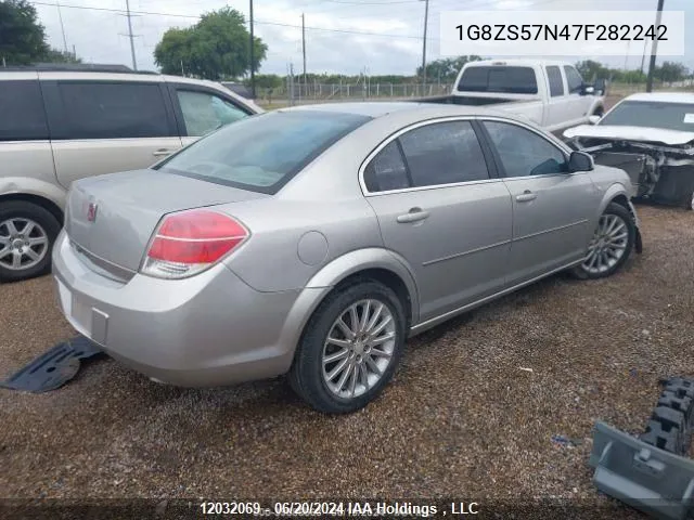 2007 Saturn Aura Xe VIN: 1G8ZS57N47F282242 Lot: 12032069