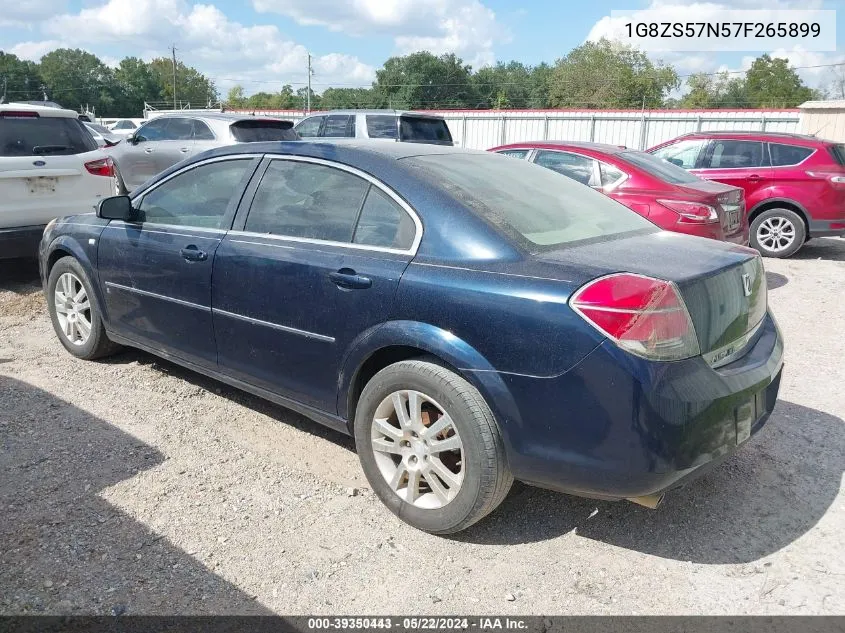 2007 Saturn Aura Xe VIN: 1G8ZS57N57F265899 Lot: 39350443