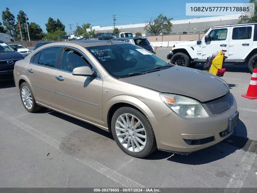 2007 Saturn Aura Xr VIN: 1G8ZV57777F178885 Lot: 39379855