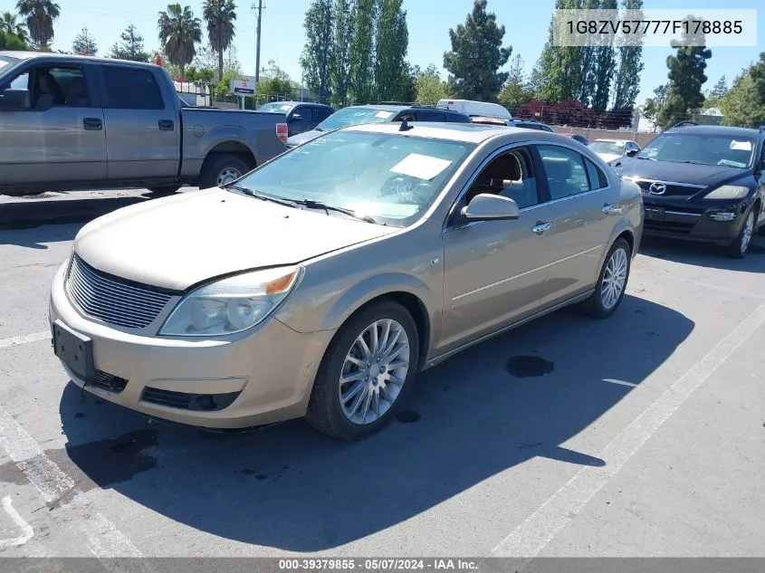 2007 Saturn Aura Xr VIN: 1G8ZV57777F178885 Lot: 39379855