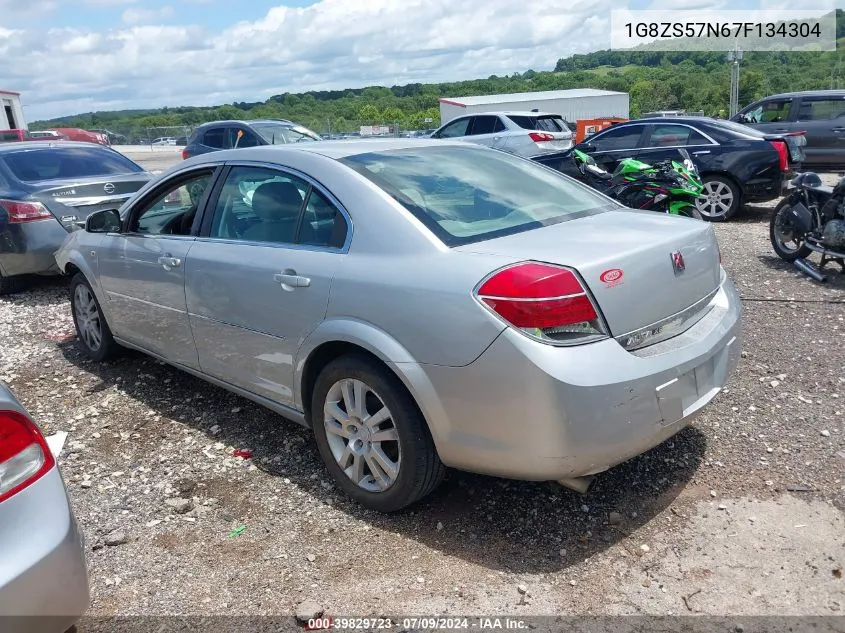 2007 Saturn Aura Xe VIN: 1G8ZS57N67F134304 Lot: 39829723