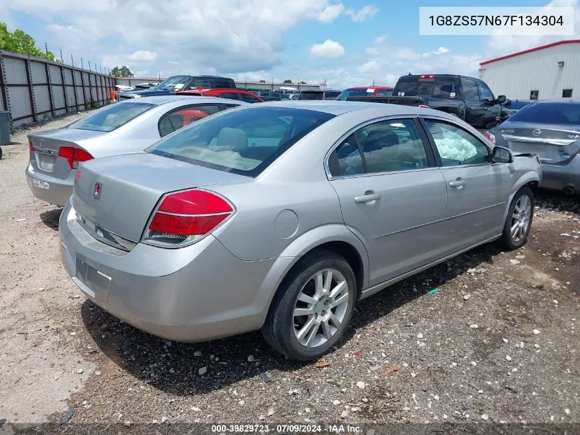 2007 Saturn Aura Xe VIN: 1G8ZS57N67F134304 Lot: 39829723