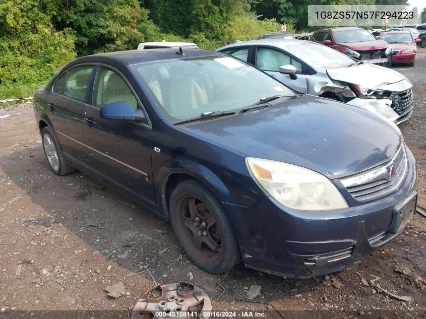 2007 Saturn Aura Xe VIN: 1G8ZS57N57F294223 Lot: 40108141