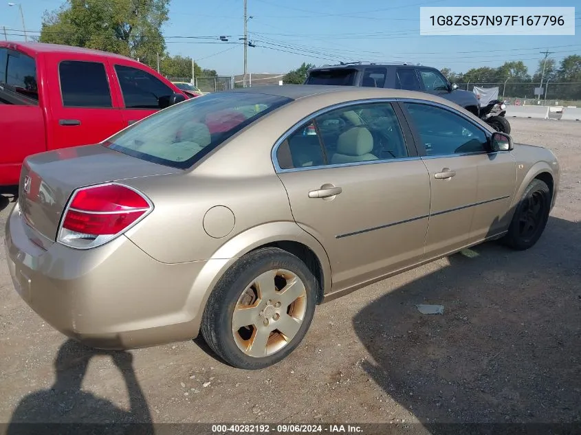 2007 Saturn Aura Xe VIN: 1G8ZS57N97F167796 Lot: 40282192