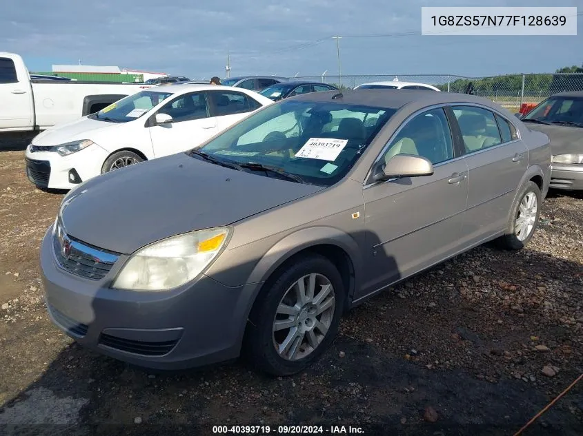 2007 Saturn Aura Xe VIN: 1G8ZS57N77F128639 Lot: 40393719