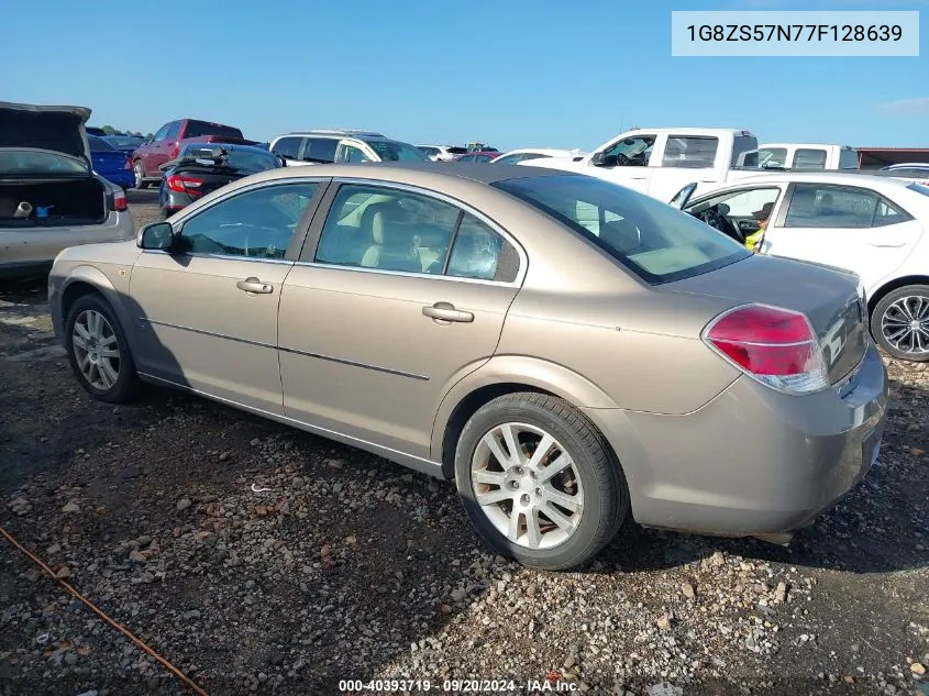 2007 Saturn Aura Xe VIN: 1G8ZS57N77F128639 Lot: 40393719