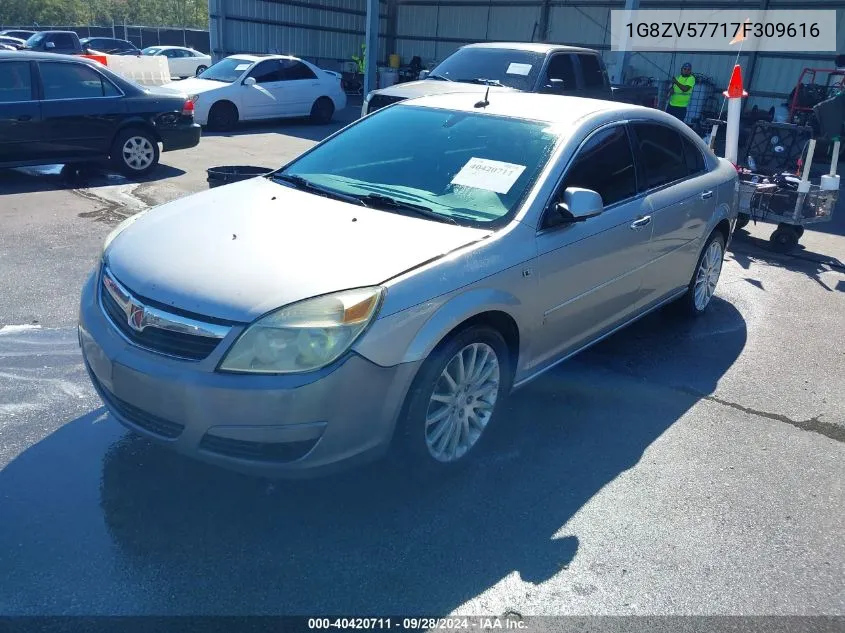 2007 Saturn Aura Xr VIN: 1G8ZV57717F309616 Lot: 40420711