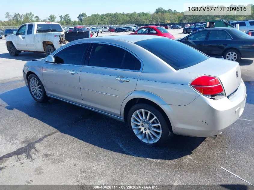 2007 Saturn Aura Xr VIN: 1G8ZV57717F309616 Lot: 40420711