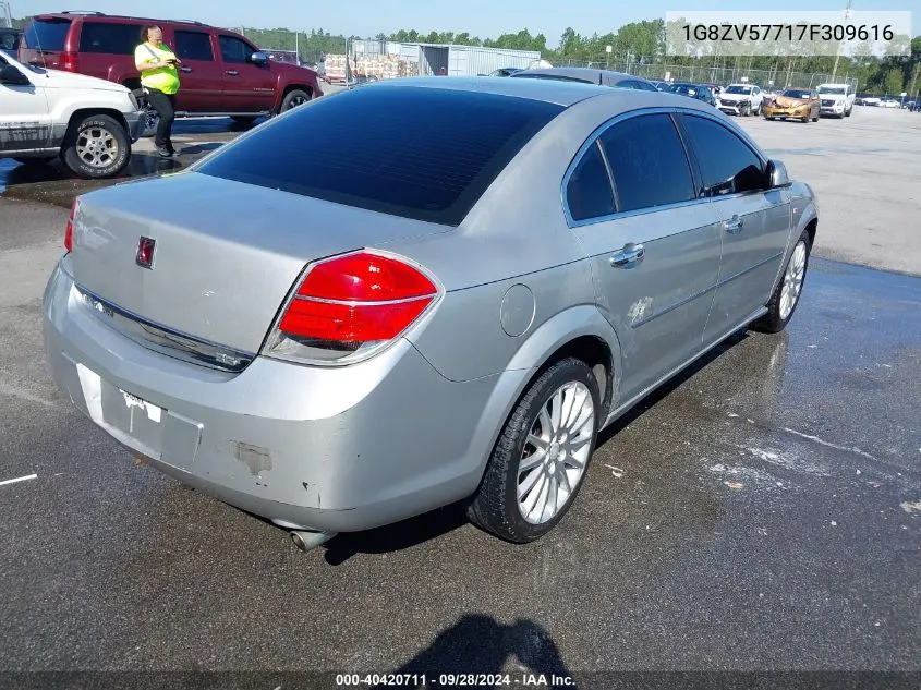 2007 Saturn Aura Xr VIN: 1G8ZV57717F309616 Lot: 40420711