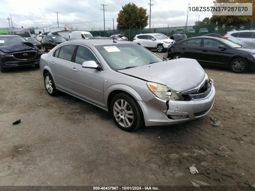 2007 Saturn Aura Xe VIN: 1G8ZS57N37F287870 Lot: 40437967