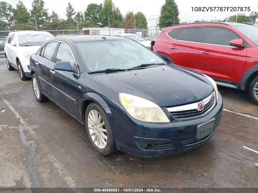 2007 Saturn Aura Xr VIN: 1G8ZV57787F207875 Lot: 40480681