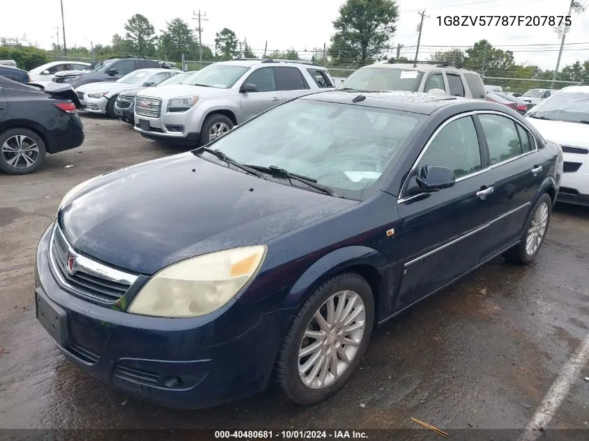 2007 Saturn Aura Xr VIN: 1G8ZV57787F207875 Lot: 40480681