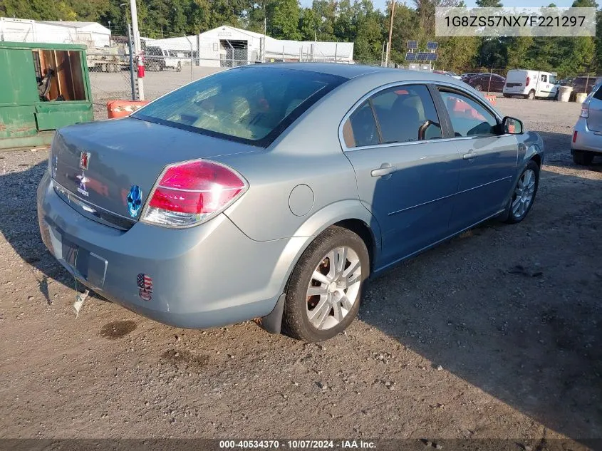 2007 Saturn Aura Xe VIN: 1G8ZS57NX7F221297 Lot: 40534370