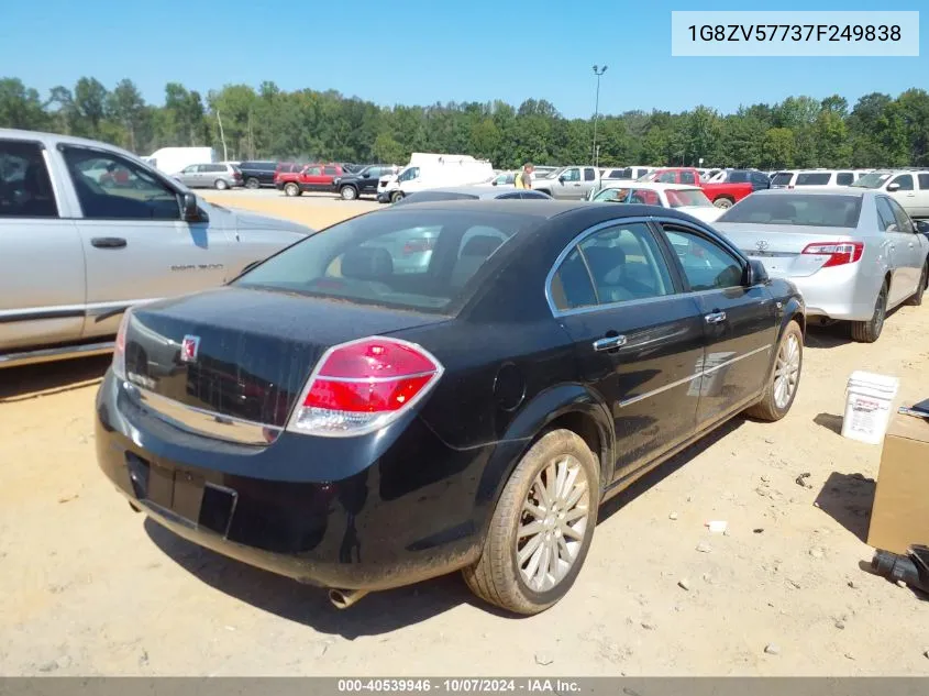 2007 Saturn Aura Xr VIN: 1G8ZV57737F249838 Lot: 40539946