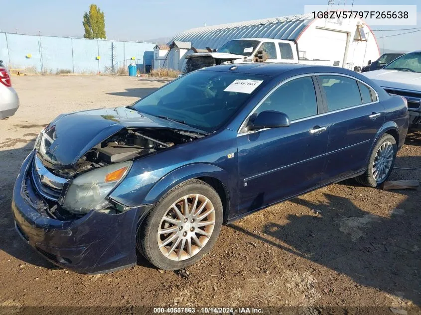 2007 Saturn Aura Xr VIN: 1G8ZV57797F265638 Lot: 40557863