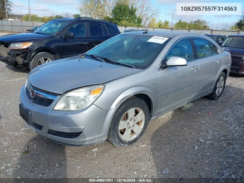 2007 Saturn Aura Green Line Hybrid VIN: 1G8ZR57557F314563 Lot: 40601001