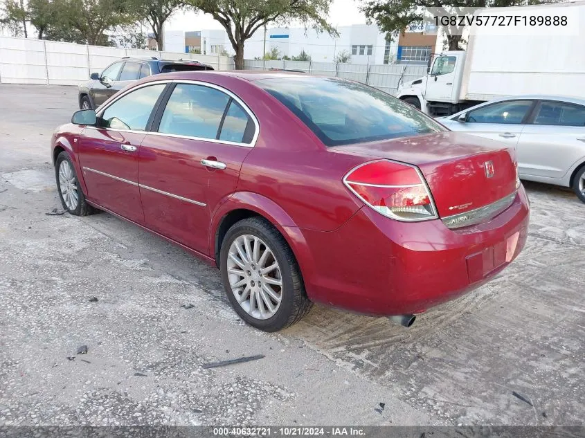 2007 Saturn Aura Xr VIN: 1G8ZV57727F189888 Lot: 40632721