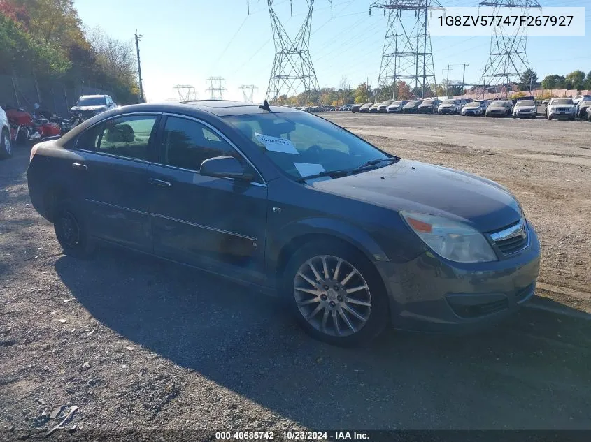 2007 Saturn Aura Xr VIN: 1G8ZV57747F267927 Lot: 40685742