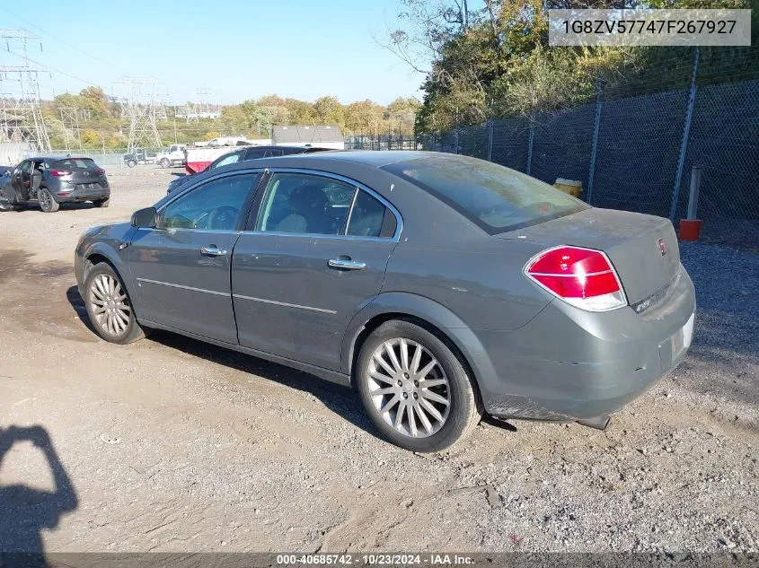 2007 Saturn Aura Xr VIN: 1G8ZV57747F267927 Lot: 40685742