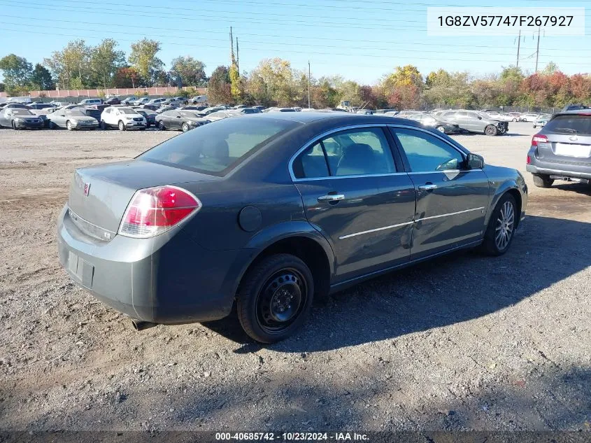 2007 Saturn Aura Xr VIN: 1G8ZV57747F267927 Lot: 40685742