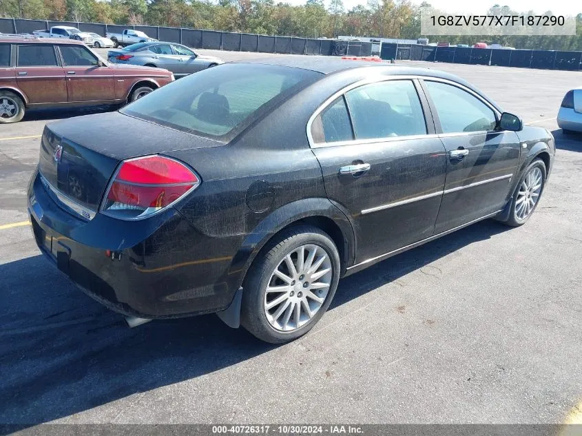 2007 Saturn Aura Xr VIN: 1G8ZV577X7F187290 Lot: 40726317