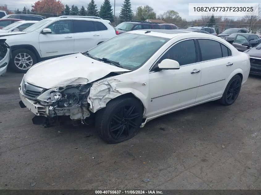 2007 Saturn Aura Xr VIN: 1G8ZV57737F233025 Lot: 40755637