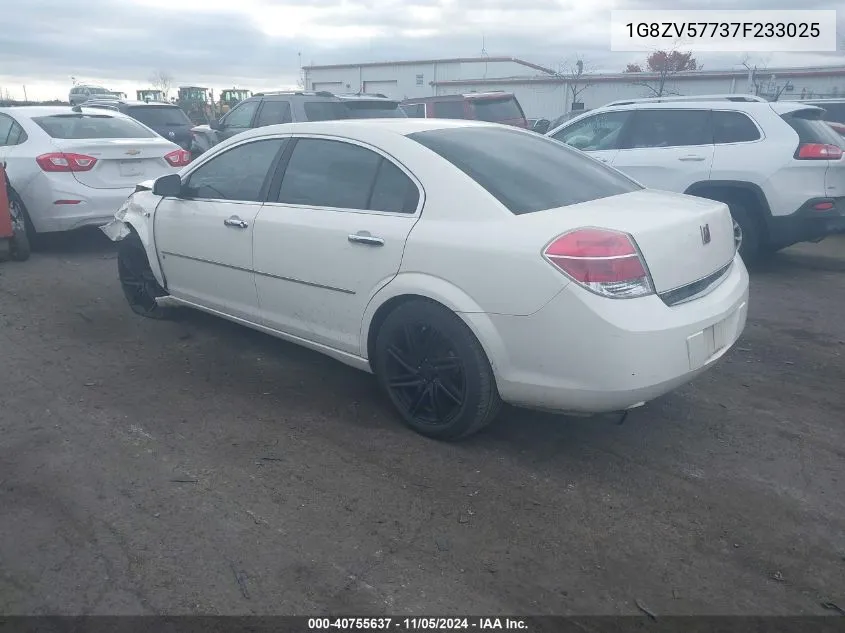 2007 Saturn Aura Xr VIN: 1G8ZV57737F233025 Lot: 40755637