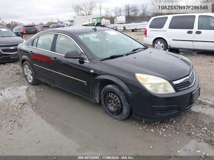 2007 Saturn Aura Xe VIN: 1G8ZS57N97F286545 Lot: 40782555