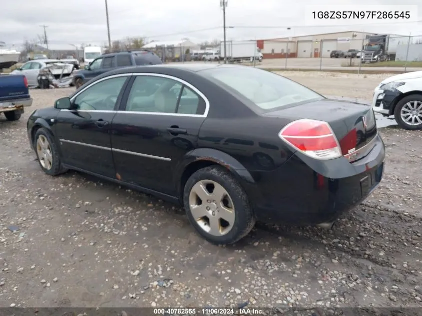 2007 Saturn Aura Xe VIN: 1G8ZS57N97F286545 Lot: 40782555