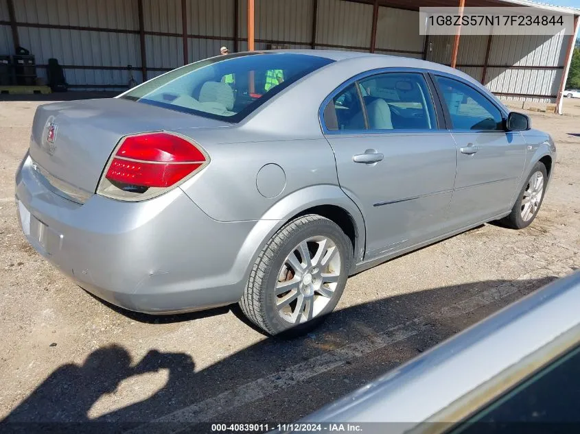 2007 Saturn Aura Xe VIN: 1G8ZS57N17F234844 Lot: 40839011