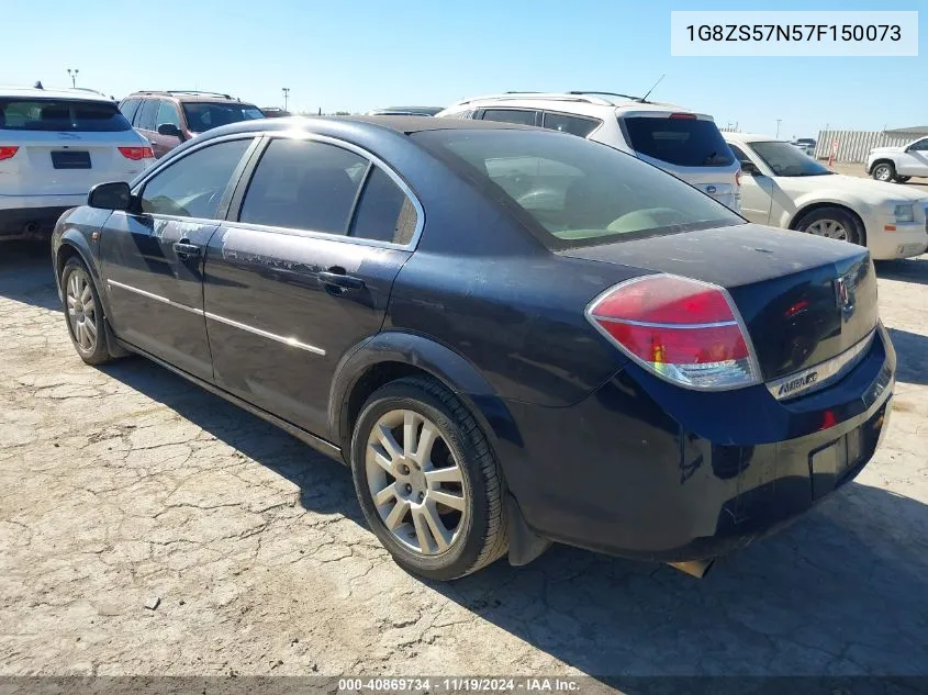 2007 Saturn Aura Xe VIN: 1G8ZS57N57F150073 Lot: 40869734