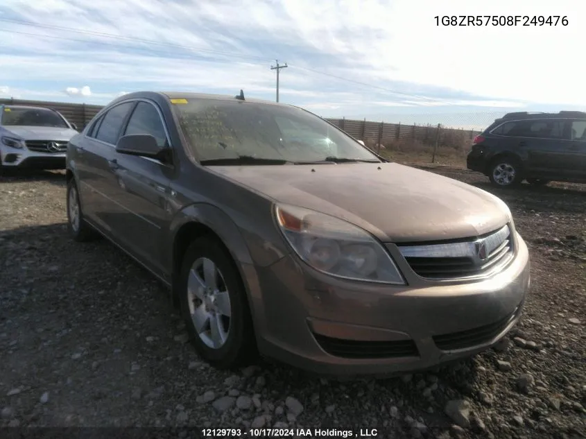 2008 Saturn Aura VIN: 1G8ZR57508F249476 Lot: 12129793