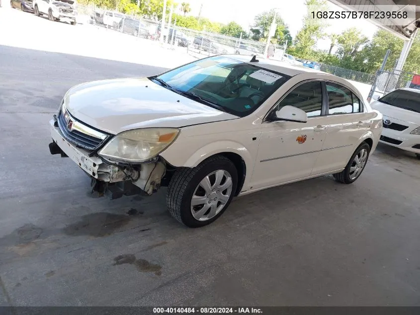 2008 Saturn Aura Xe VIN: 1G8ZS57B78F239568 Lot: 40140484