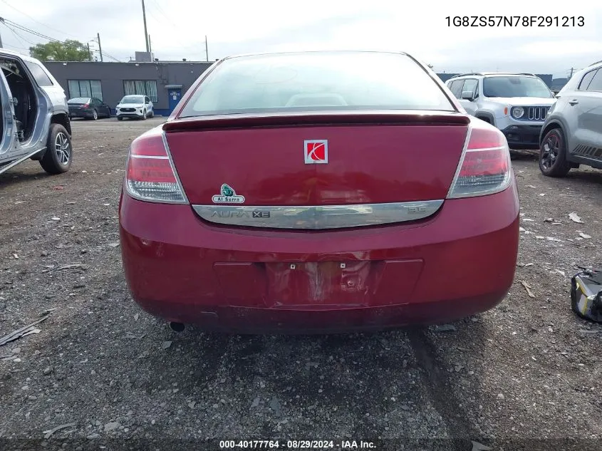 2008 Saturn Aura Xe VIN: 1G8ZS57N78F291213 Lot: 40177764