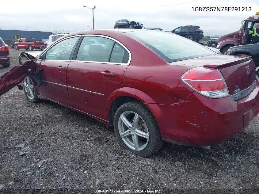 2008 Saturn Aura Xe VIN: 1G8ZS57N78F291213 Lot: 40177764