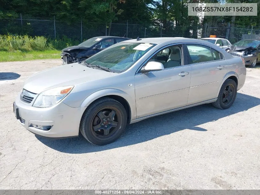 2008 Saturn Aura Xe VIN: 1G8ZS57NX8F154282 Lot: 40271254