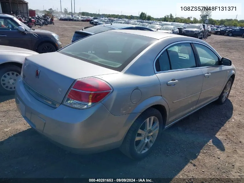 2008 Saturn Aura Xe VIN: 1G8ZS57N48F131371 Lot: 40281653