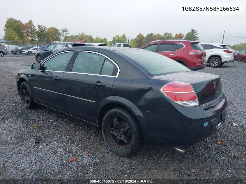 2008 Saturn Aura Xe VIN: 1G8ZS57N58F266634 Lot: 40340075