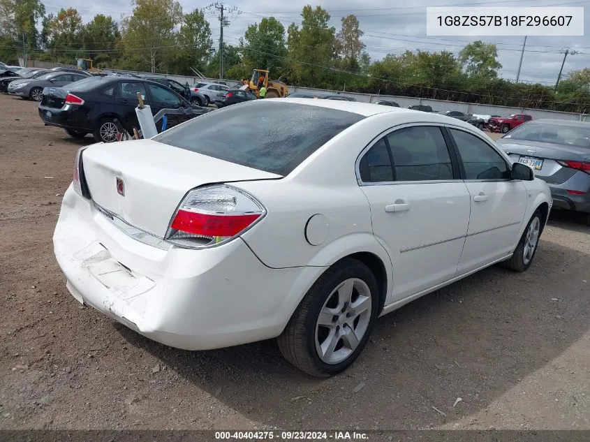 2008 Saturn Aura Xe VIN: 1G8ZS57B18F296607 Lot: 40404275