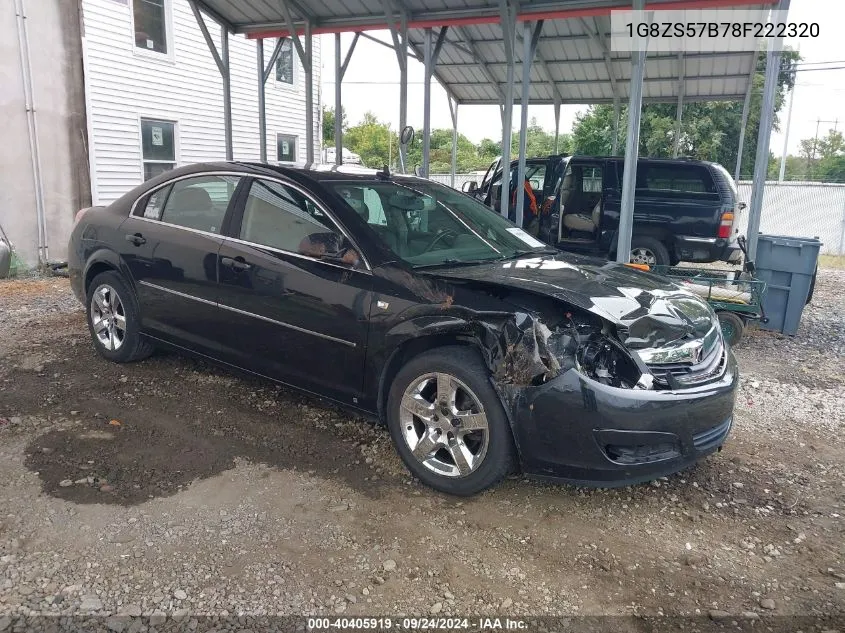 2008 Saturn Aura Xe VIN: 1G8ZS57B78F222320 Lot: 40405919