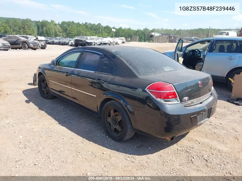 2008 Saturn Aura Xe VIN: 1G8ZS57B48F239446 Lot: 40412810