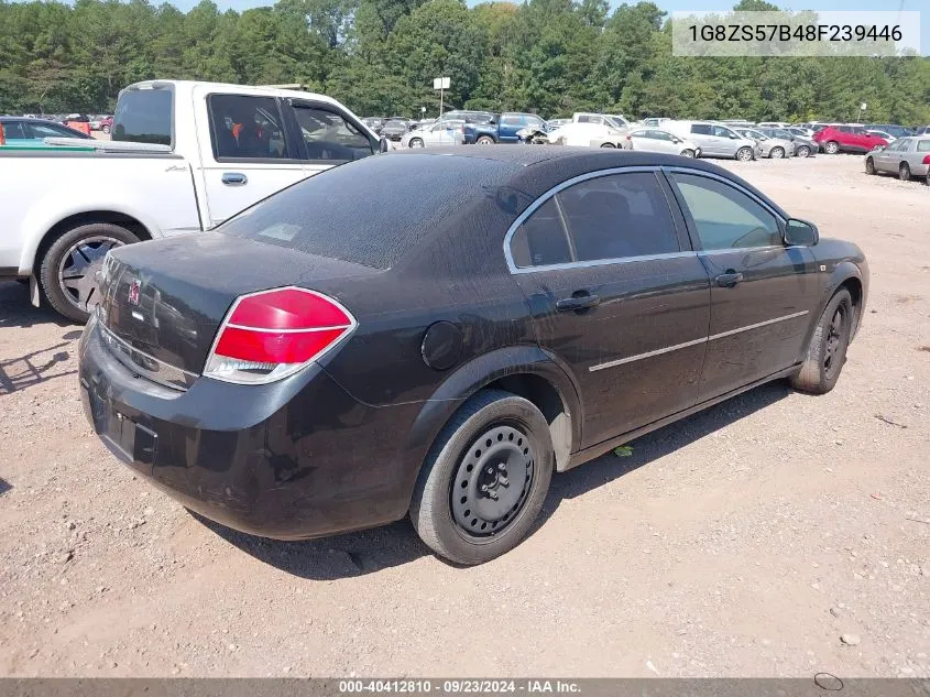 2008 Saturn Aura Xe VIN: 1G8ZS57B48F239446 Lot: 40412810