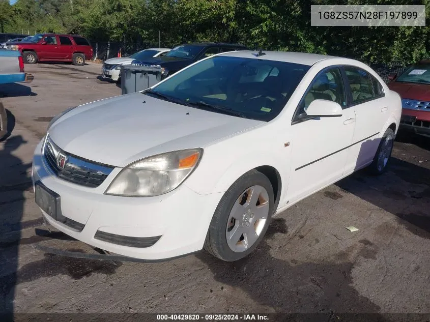 2008 Saturn Aura Xe VIN: 1G8ZS57N28F197899 Lot: 40429820