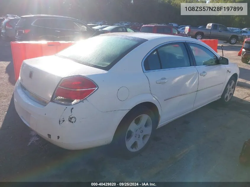 2008 Saturn Aura Xe VIN: 1G8ZS57N28F197899 Lot: 40429820